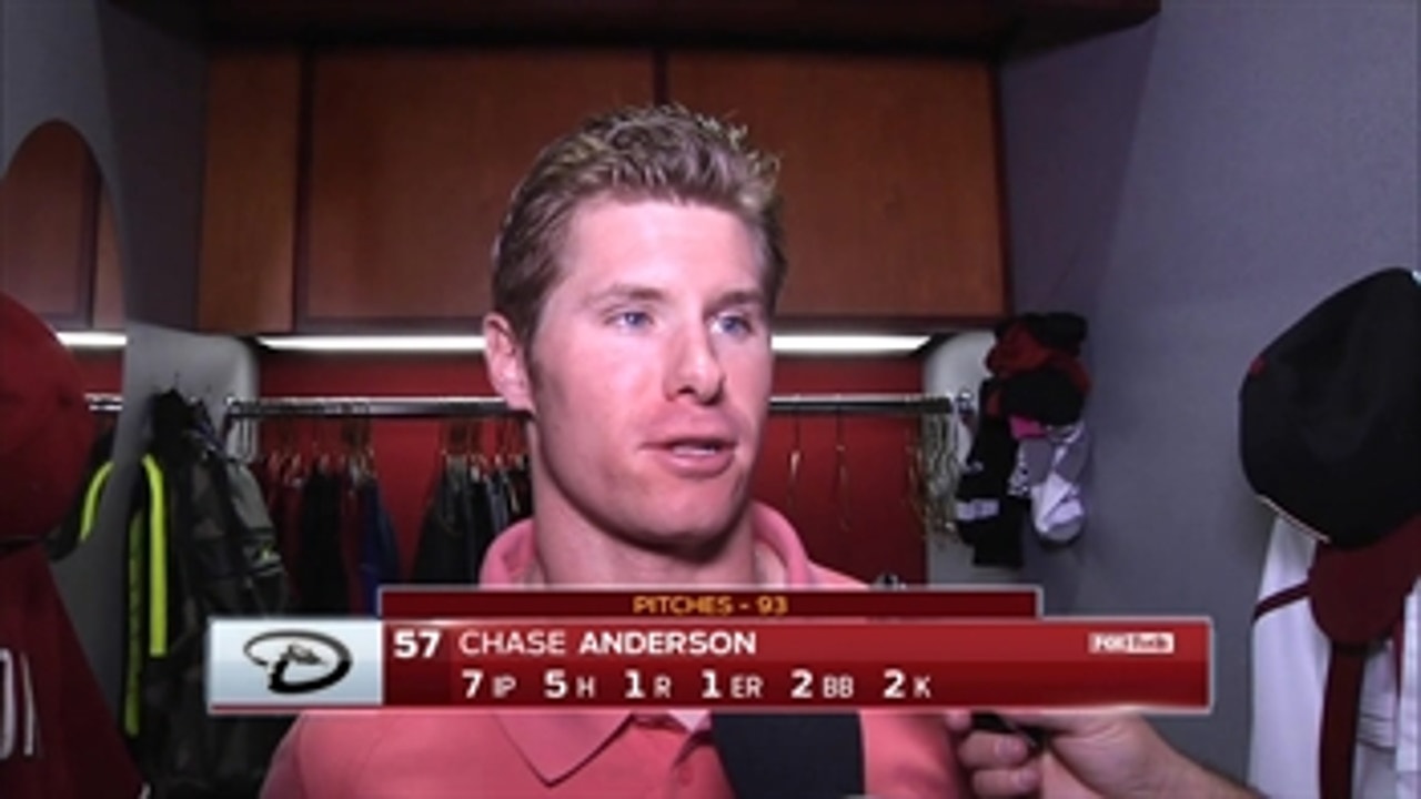 Chase Anderson on D-backs rally that fell short