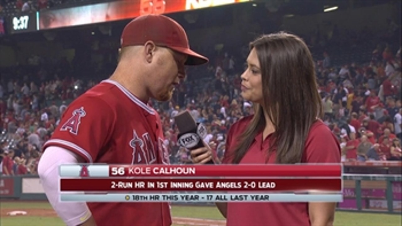 Kole Calhoun: We wanted to score some early runs for Garrett Richards