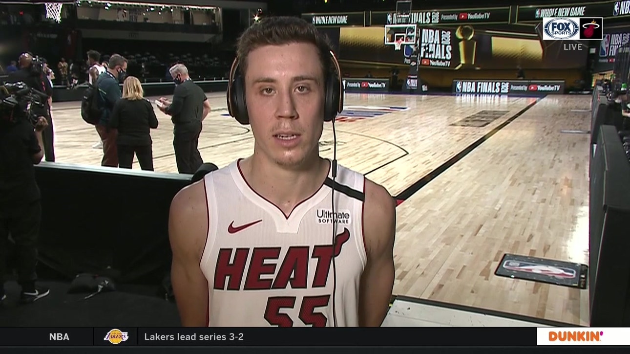Duncan Robinson on his 26-point night, Heat's Game 5 win over Lakers