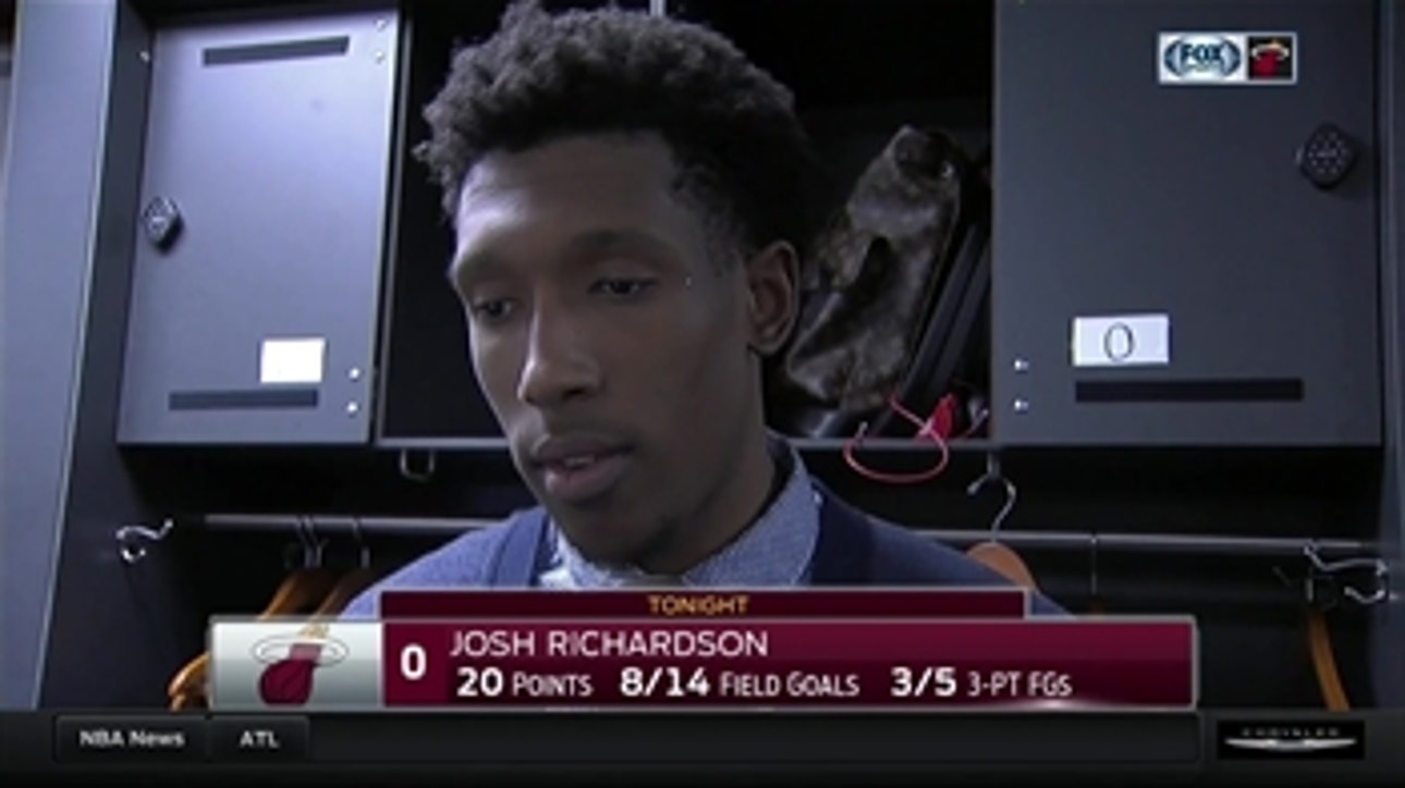 Josh Richardson - Heat at Hornets postgame interview