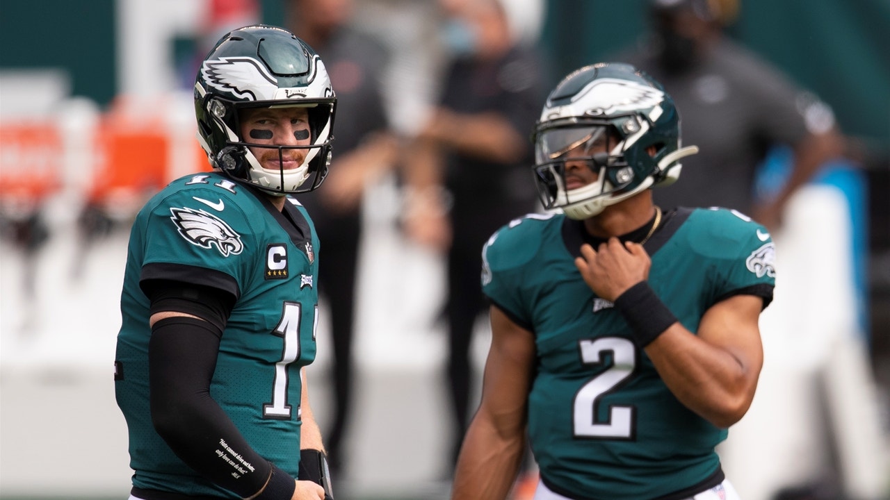 Skip Bayless: It's over for Carson Wentz, Eagles would be better off with Jalen Hurts | UNDISPUTED