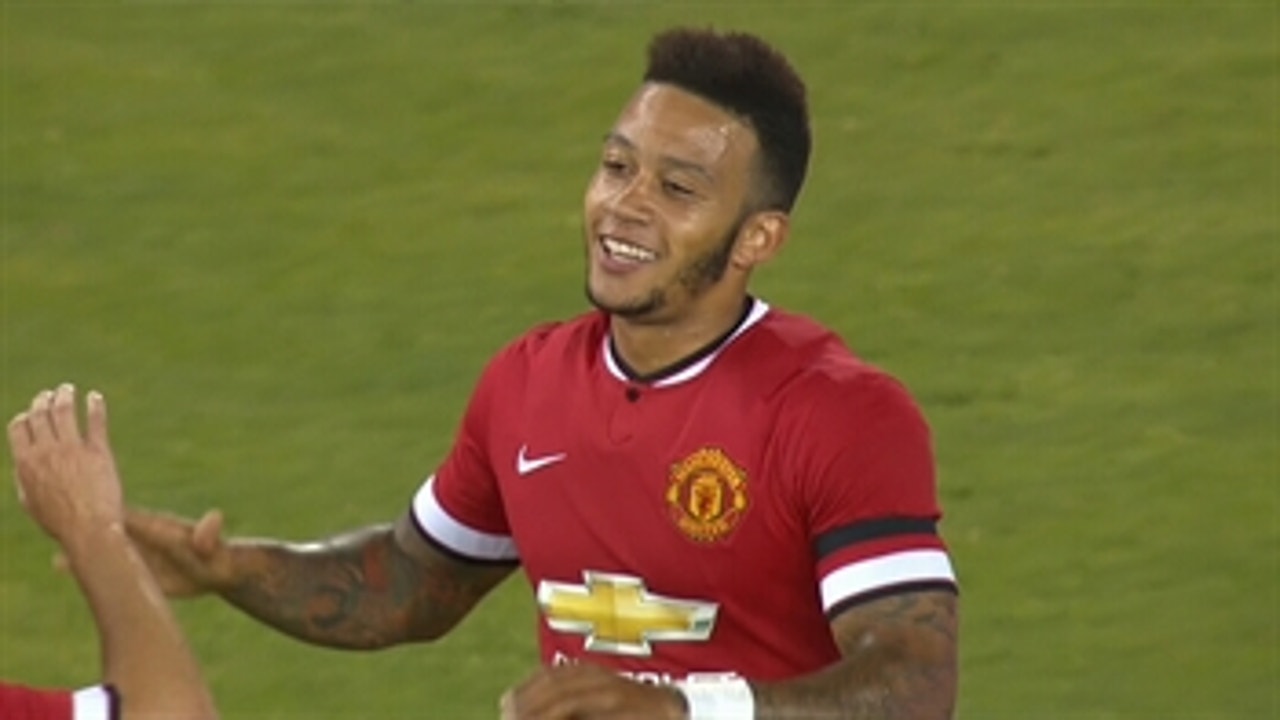 Memphis Depay doubles Manchester United's lead - 2015 International Champions Cup Highlights