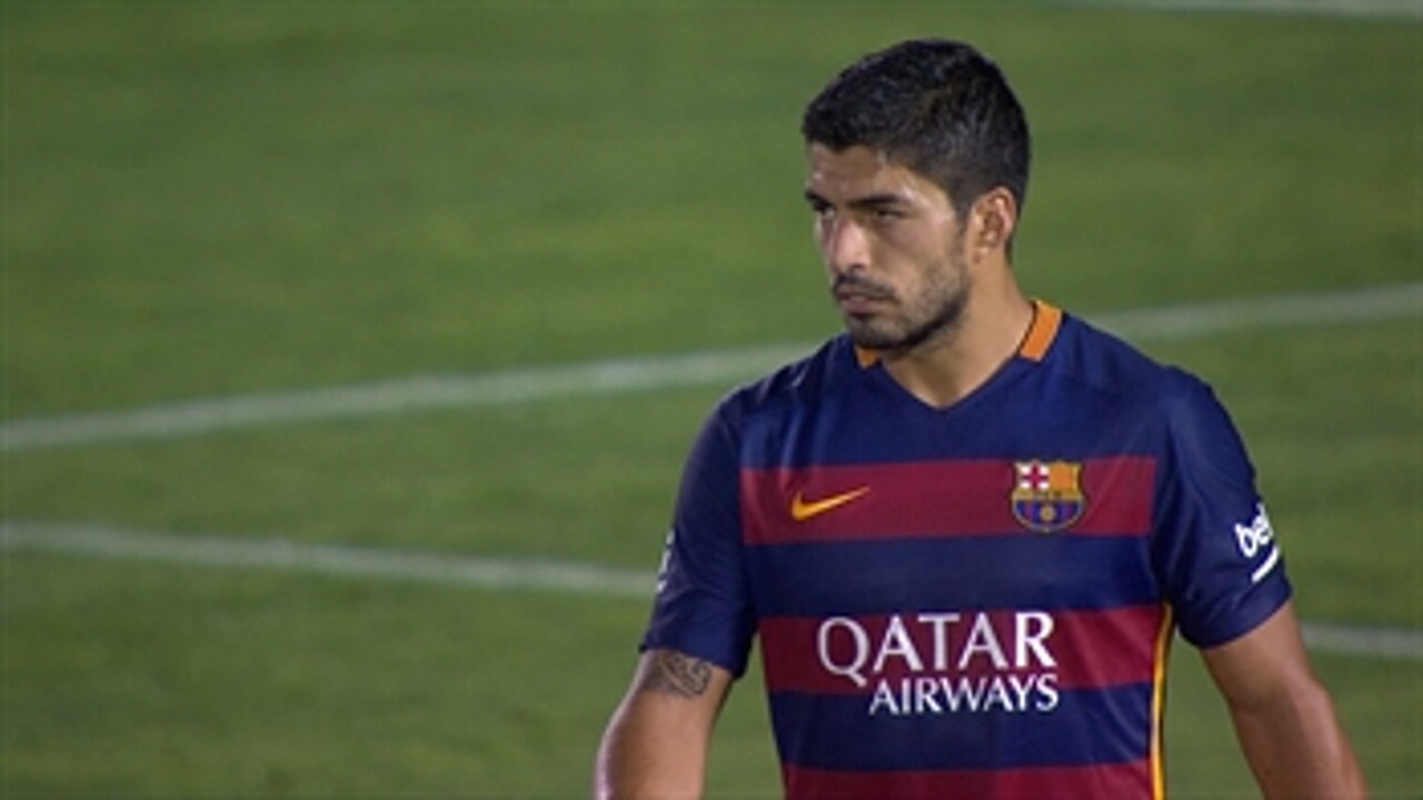 Barca's Luis Suarez breaks LA Galaxy deadlock - 2015 International Champions Cup Highlights