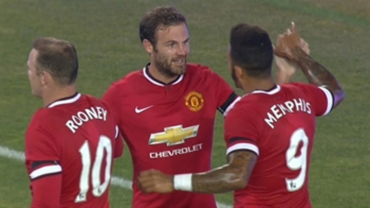 Mata puts Manchester United up 1-0 against San Jose - 2015 International Champions Cup Highlights