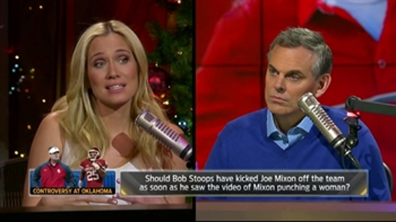 Did Oklahoma mishandle Joe Mixon? Kristine and Colin react ' THE HERD