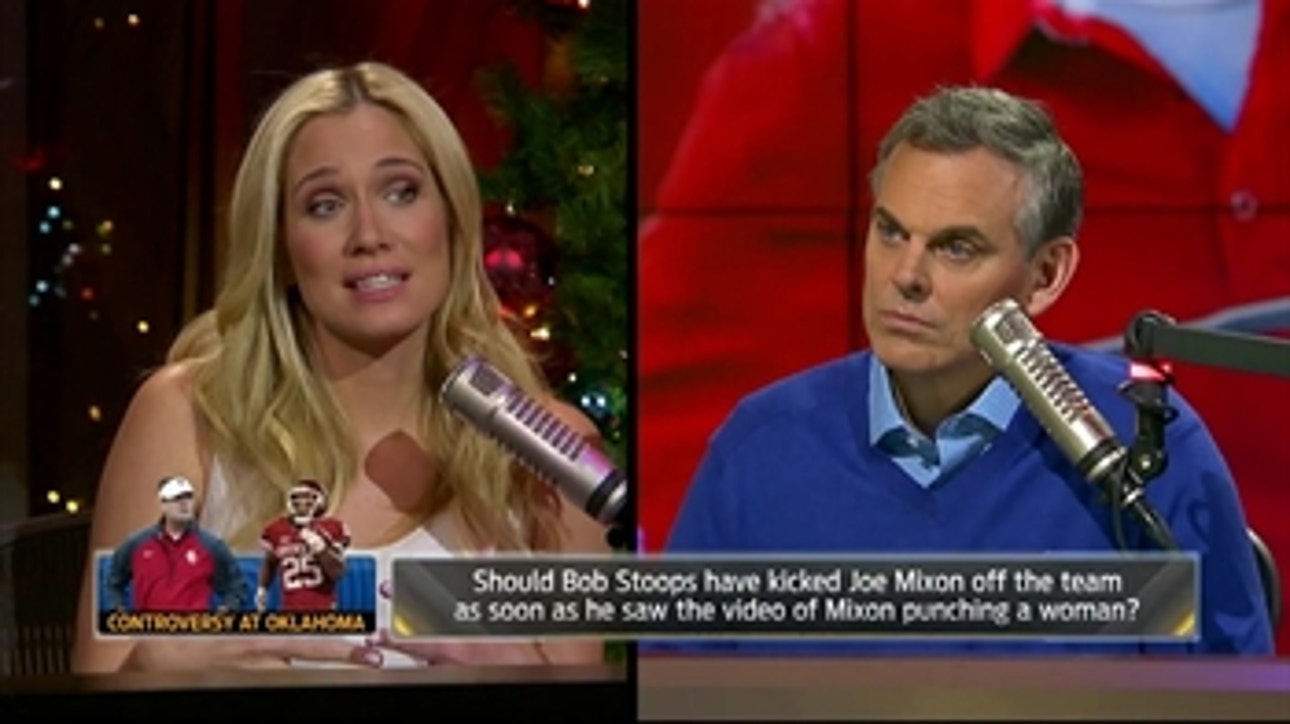 Did Oklahoma mishandle Joe Mixon? Kristine and Colin react ' THE HERD