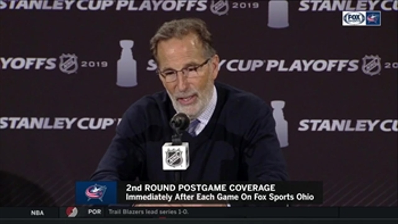 Tortorella: Blue Jackets 'had a tremendous amount of will' and played as a unit.