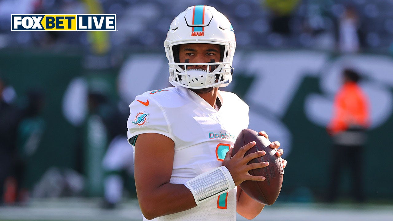 Colin Cowherd: Take the Dolphins and under against a limited Cam Newton, Panthers I FOX BET LIVE