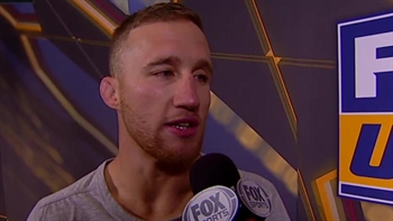Justin Gaethje talks with Heidi Androl about his main event fight in Lincoln Nebraska ' INTERVIEW ' UFC FIGHT NIGHT