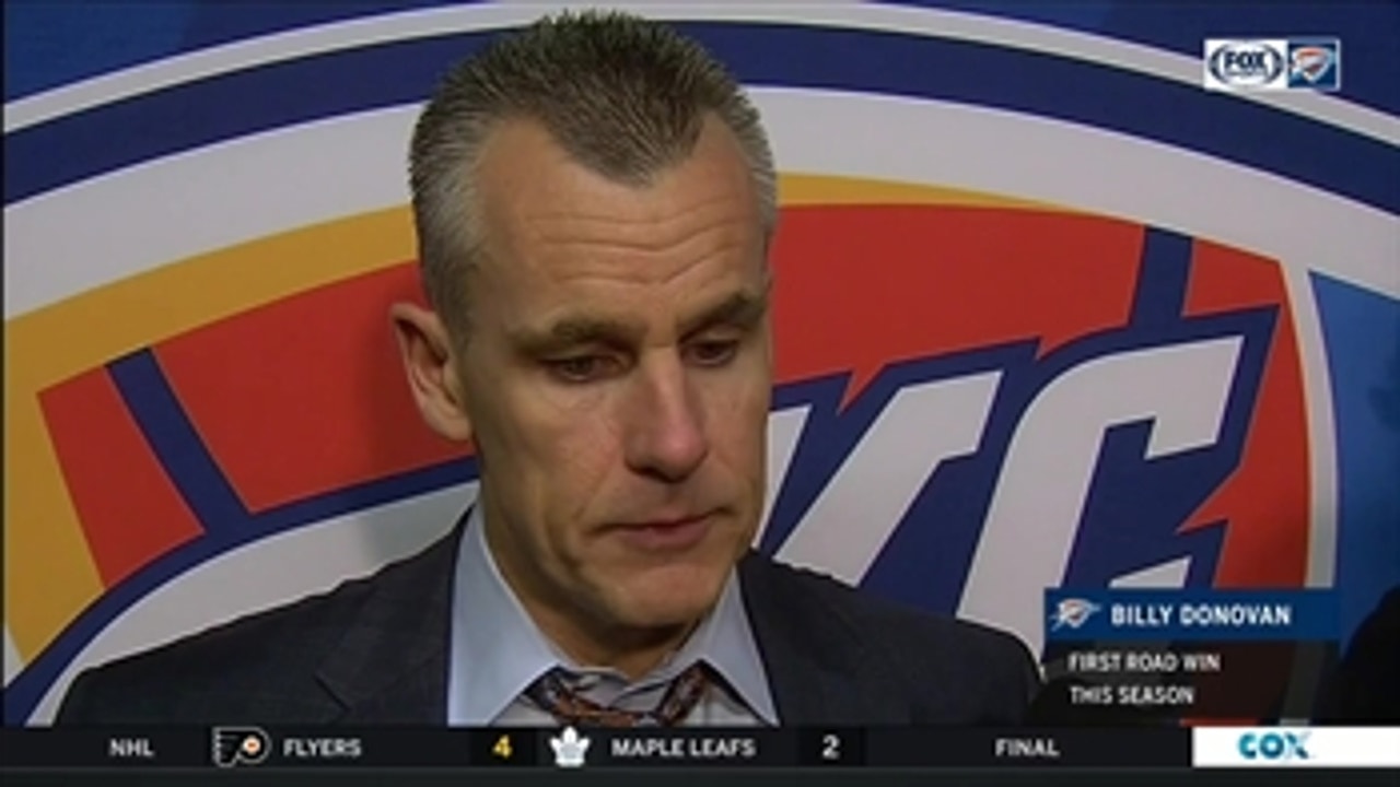 Billy Donovan on dominant win over Chicago
