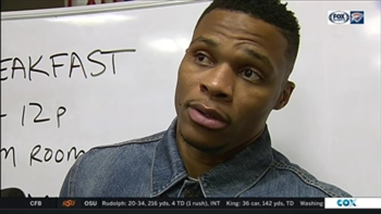 Russell Westbrook on 101-69 win against Bulls