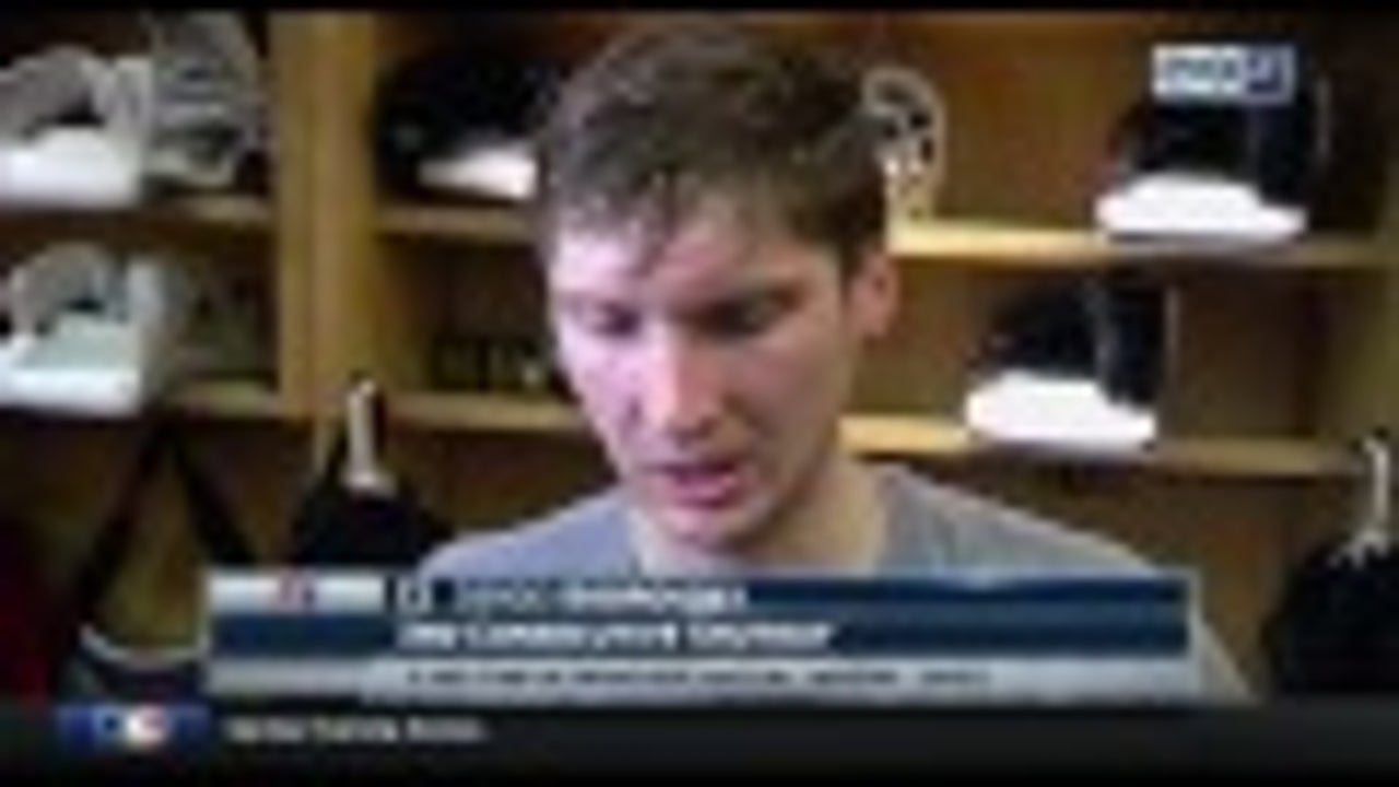 Sergei Bobrovsky on Oliver Bjorkstrand