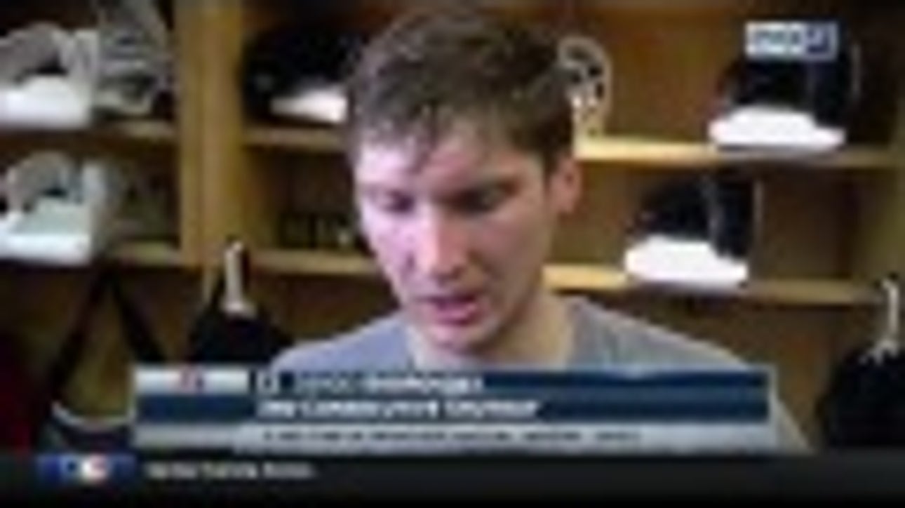 Sergei Bobrovsky on Oliver Bjorkstrand