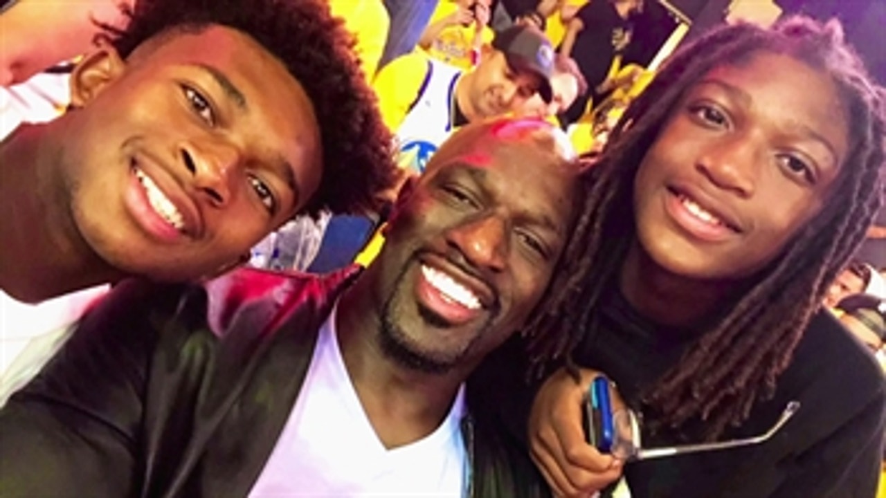 Titus O’Neil shares his happy, presented by DQ