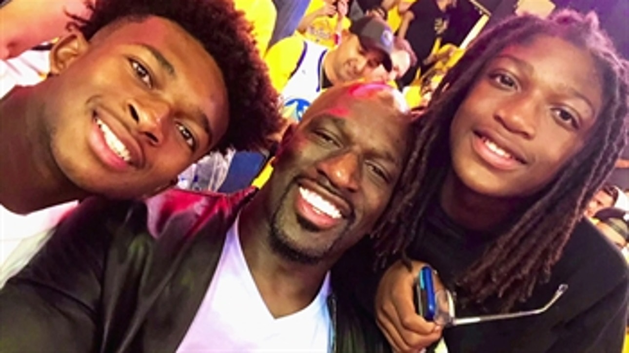 Titus O’Neil shares his happy, presented by DQ