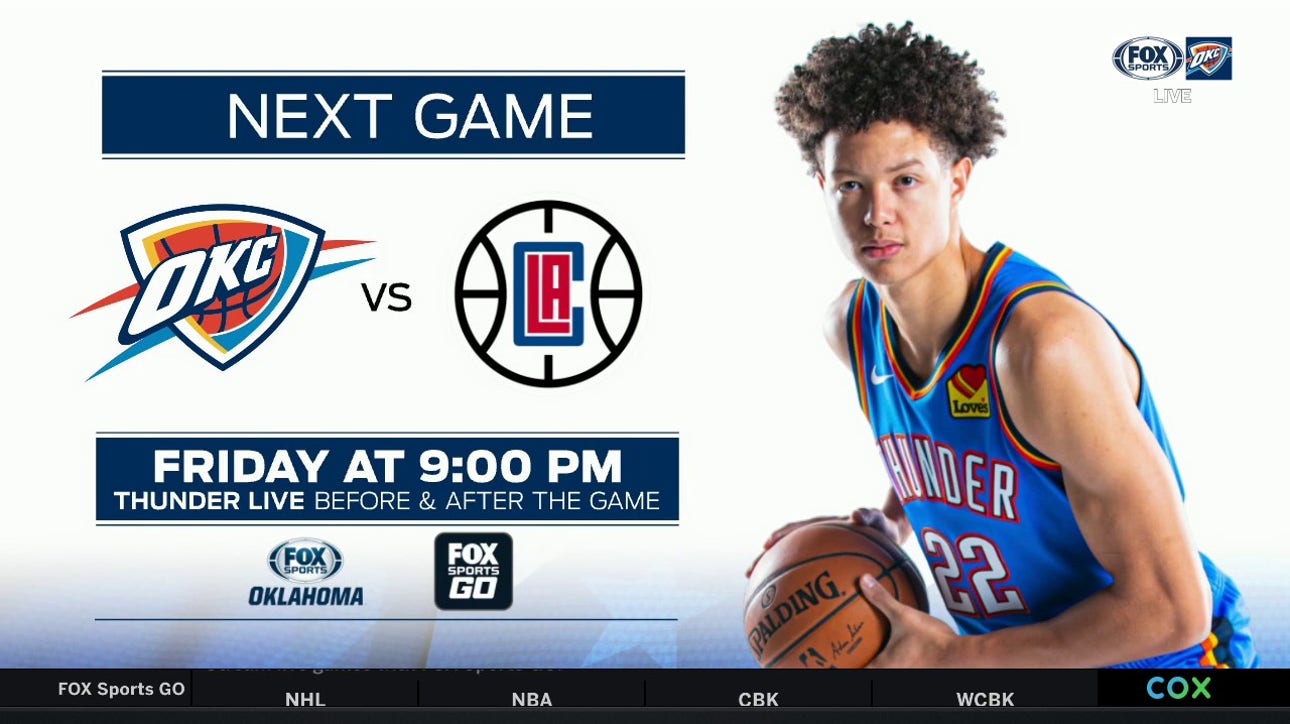 PREVIEW: Oklahoma City at LA Clippers | Thunder Live
