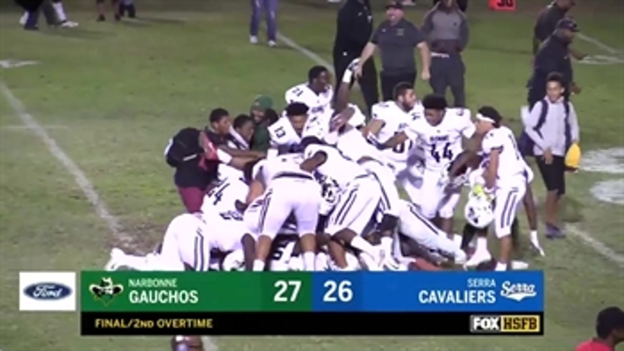 Week 4: Narbonne knocks off Serra in double OT on extra point