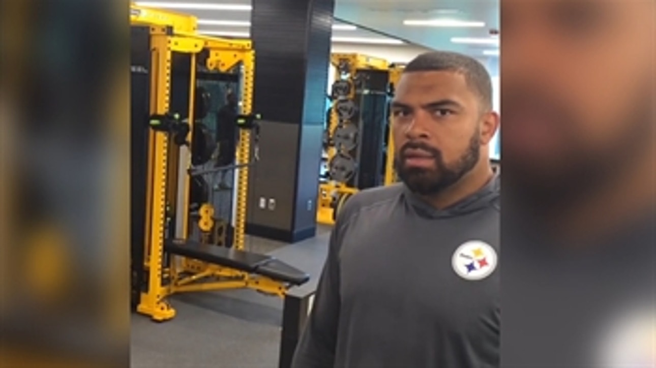 James Harrison's workout left Cameron Heyward a little confused