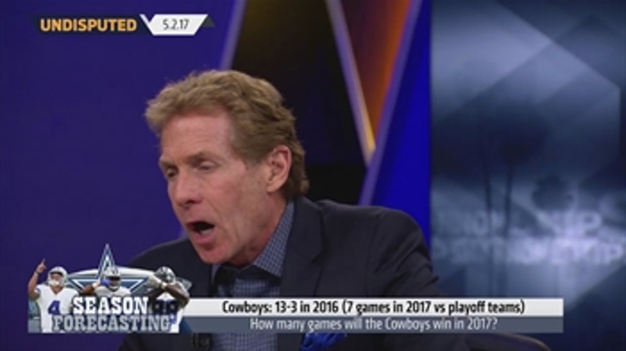 Skip Bayless predicts Dallas Cowboys' 2017-18 record ' UNDISPUTED