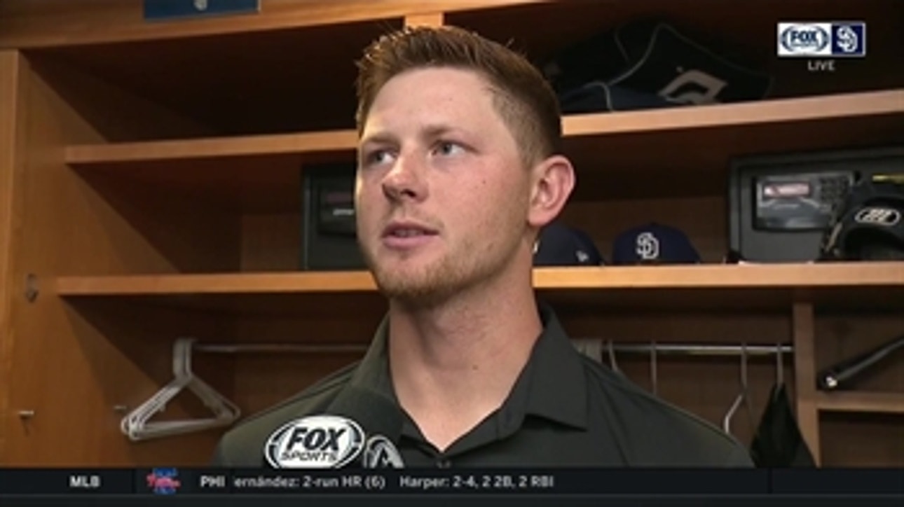 Eric Lauer talks about his curveball usage after win over Yankees