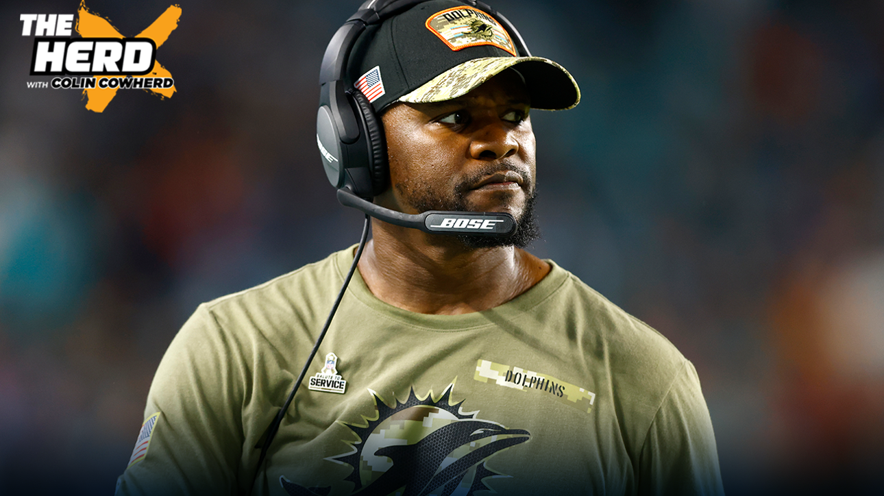 Colin Cowherd: 'Brian Flores has earned the right to be bitter' I THE HERD