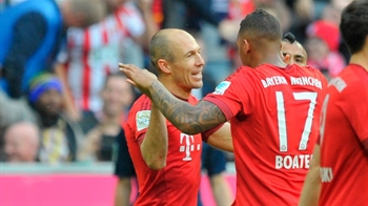 Robben goal puts Bayern Munich in front ' 2015-16 Bundesliga Highlights