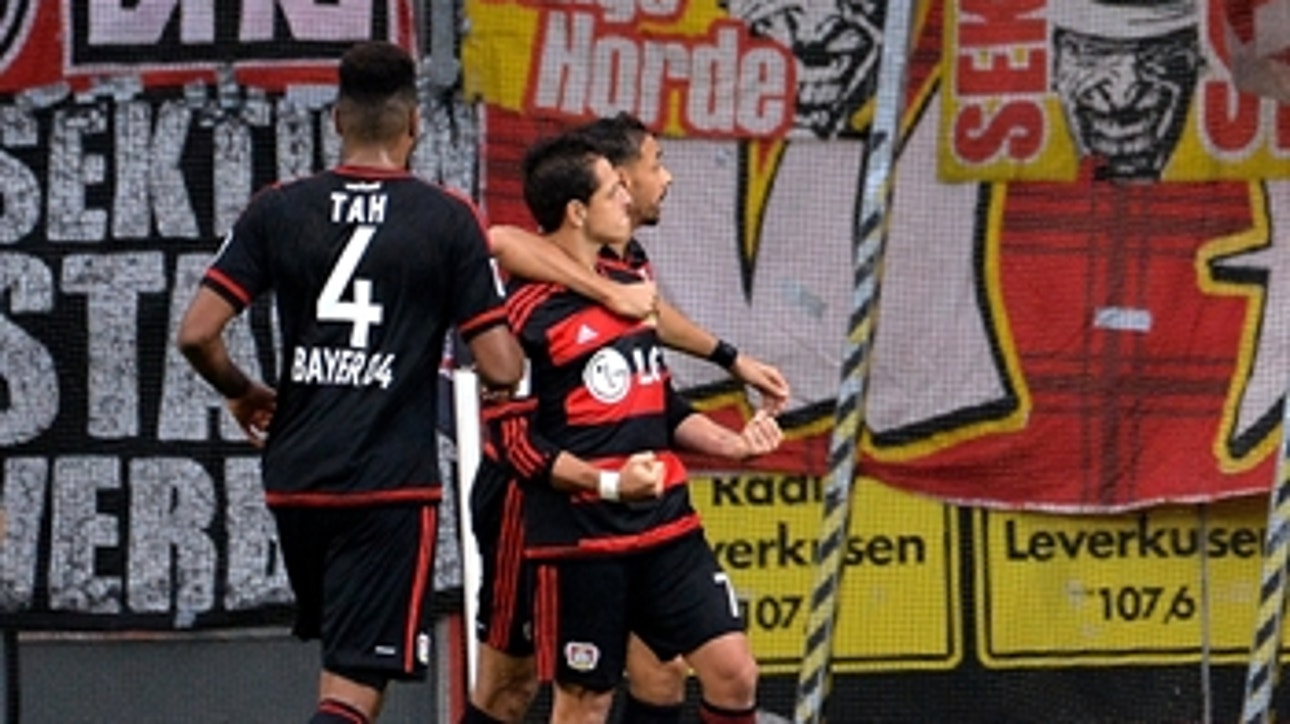 Chicharito goal equalizes for Bayer Leverkusen vs. Koln ' 2015-16 Bundesliga Highlights