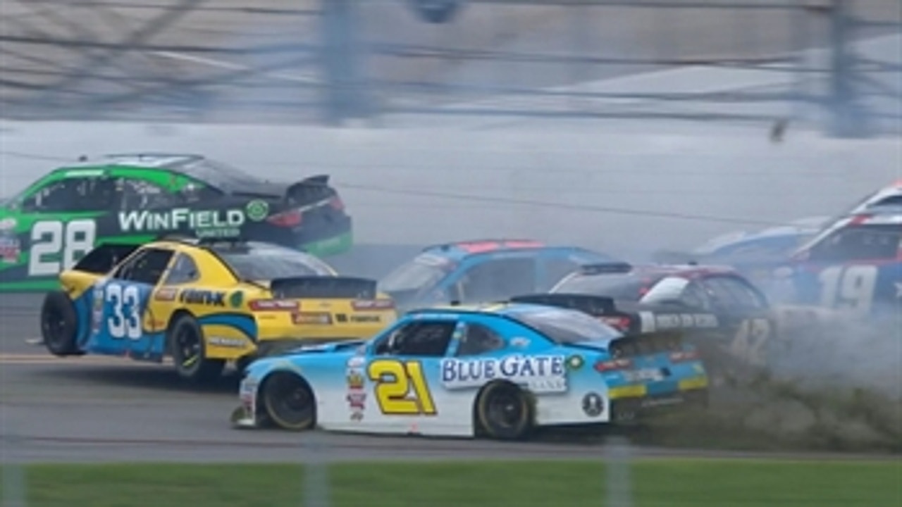 The Big One Takes Out Top Contenders Late at Daytona | 2017 NASCAR XFINITY SERIES