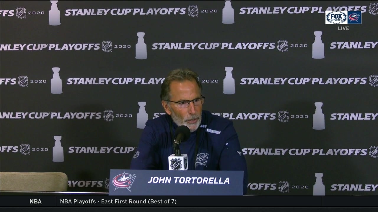 John Tortorella doesn't have much to say following season-ending loss