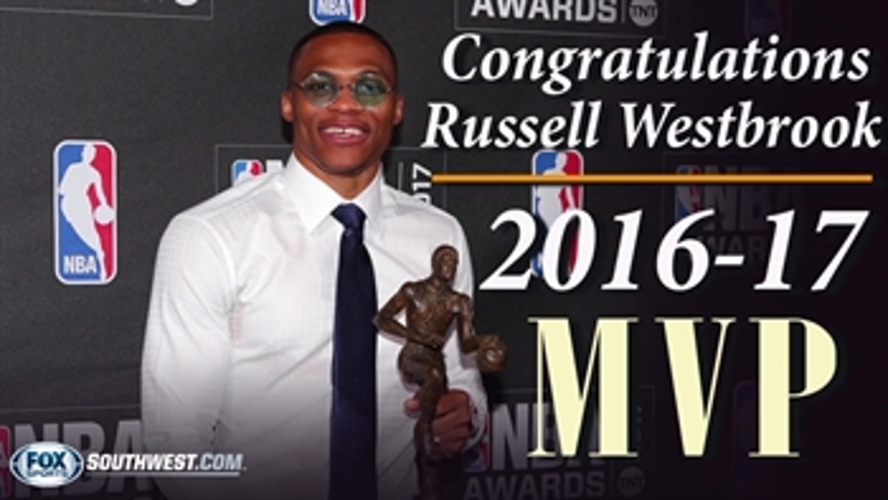 Congrats to Russell Westbrook on MVP season