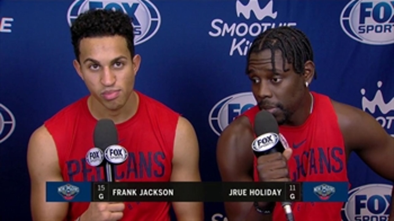Frank Jackson talks about learning from Jrue Holiday