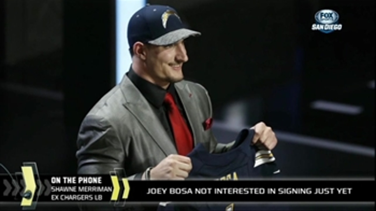 Shawne Merriman gives his thoughts on how Joey Bosa will be received if/when he signs with the Chargers