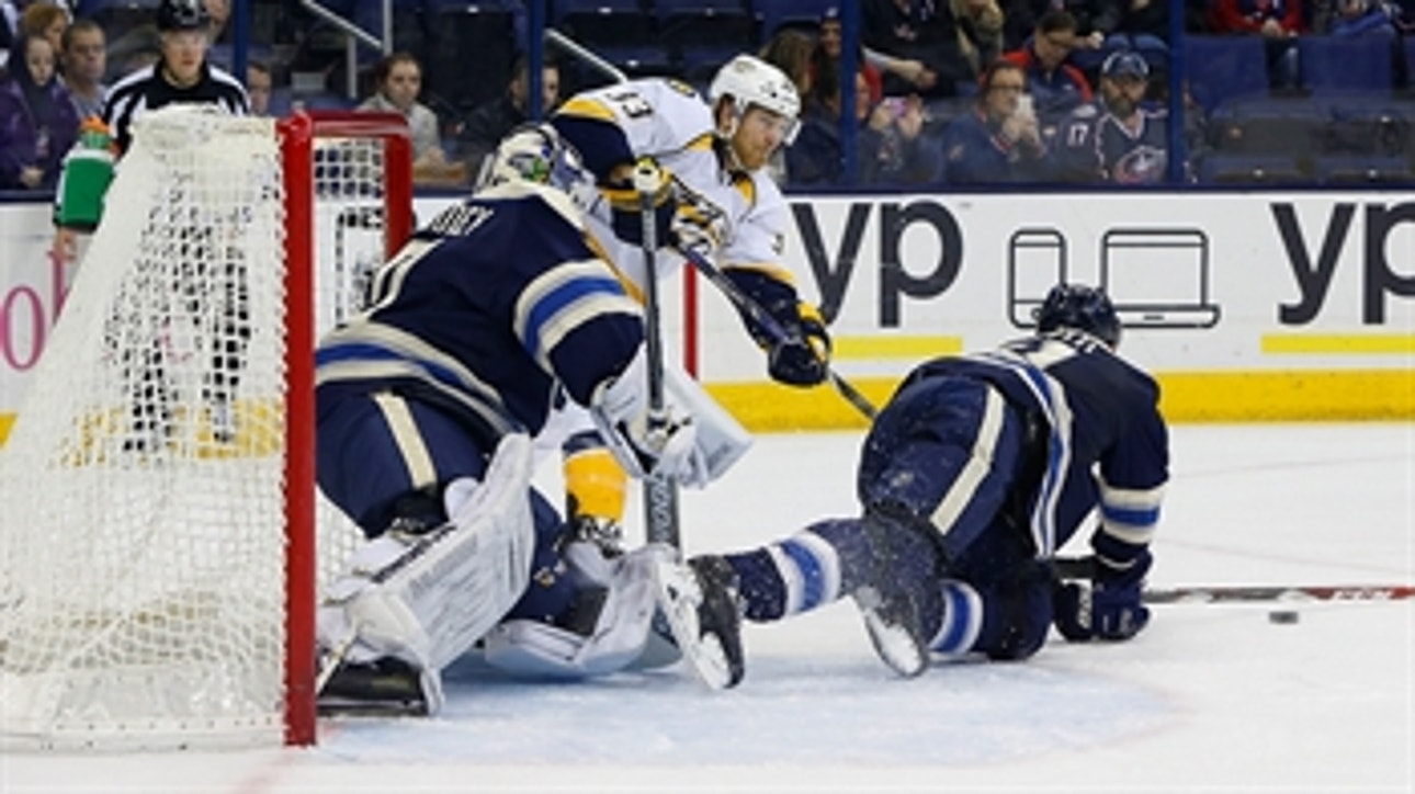 Blue Jackets can't keep up with Predators