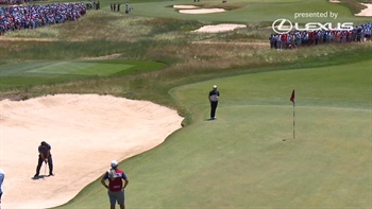 Patrick Reed Aces the Bunker Test on No. 3