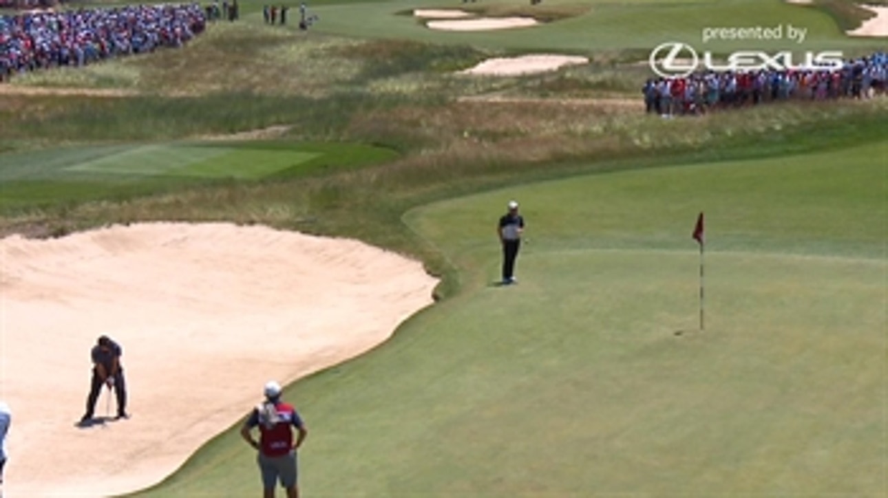 Patrick Reed Aces the Bunker Test on No. 3
