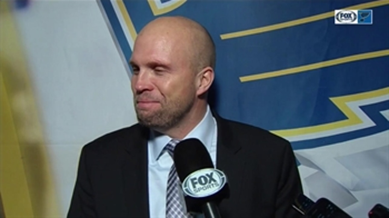 Yeo jokes that 'coach's instinct' told him to put Dunn in Blues lineup