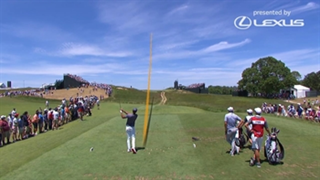 Tony Finau's Third Round 66 in One Minute