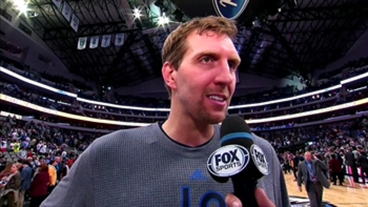 Dirk on reaching 30k points in win over Lakers