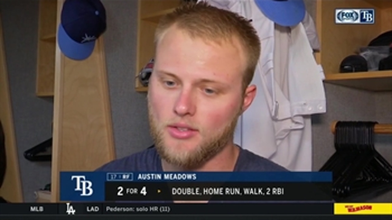 Rays OF Austin Meadows on his return to action, 4-3 loss to Yankees