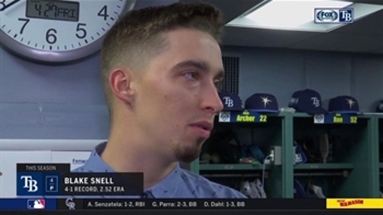 Rays LHP Blake Snell: 'Winning is fun'