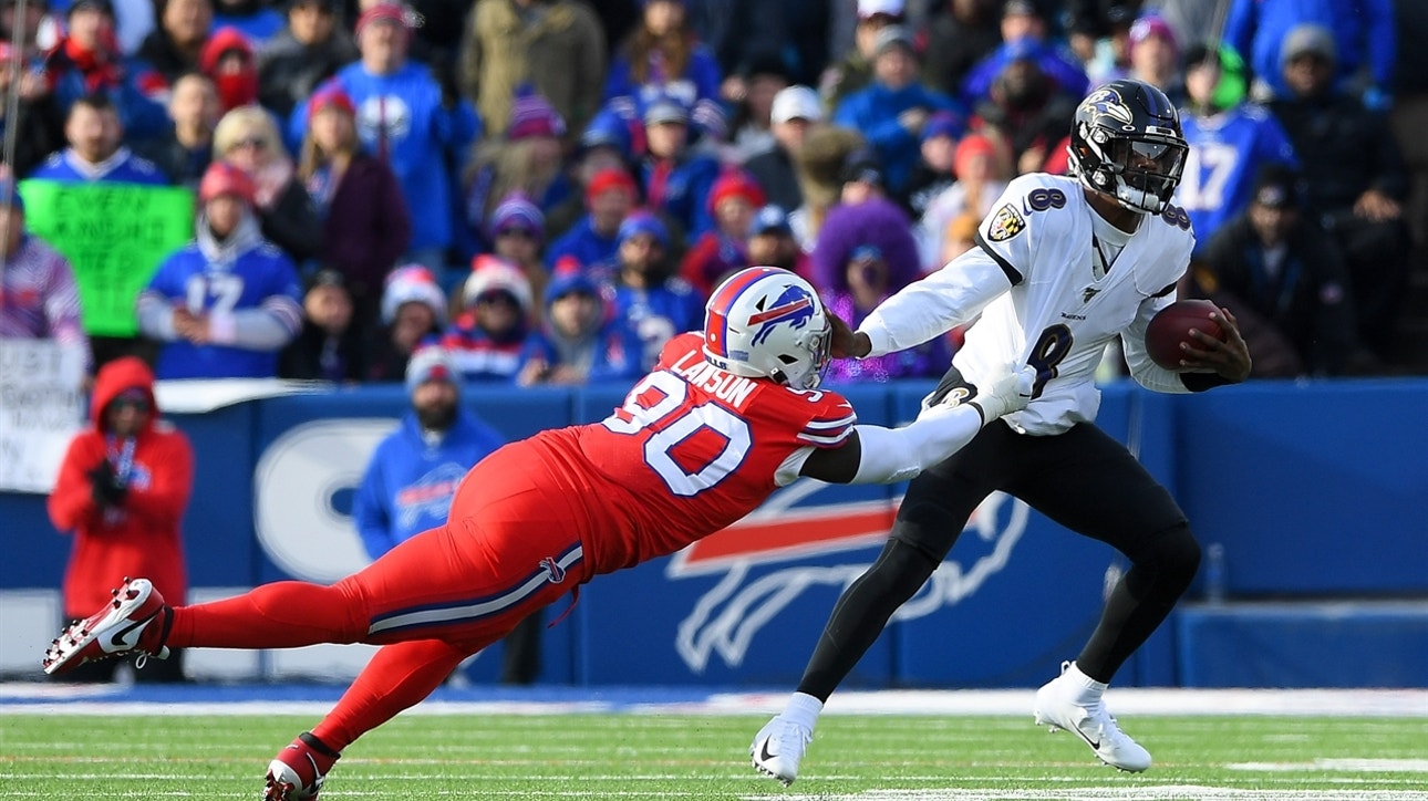 Marcellus Wiley: Baltimore Ravens can't expect refs to be solely responsible for protecting Lamar Jackson's legs