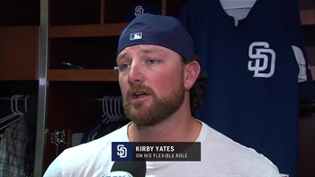 Kirby Yates doing it all out of the Padres' pen