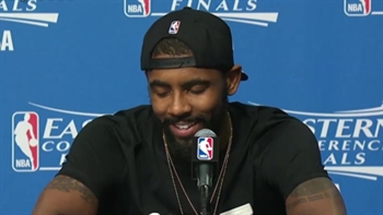 Kyrie Irving describes his relationship with LeBron James after ECF win