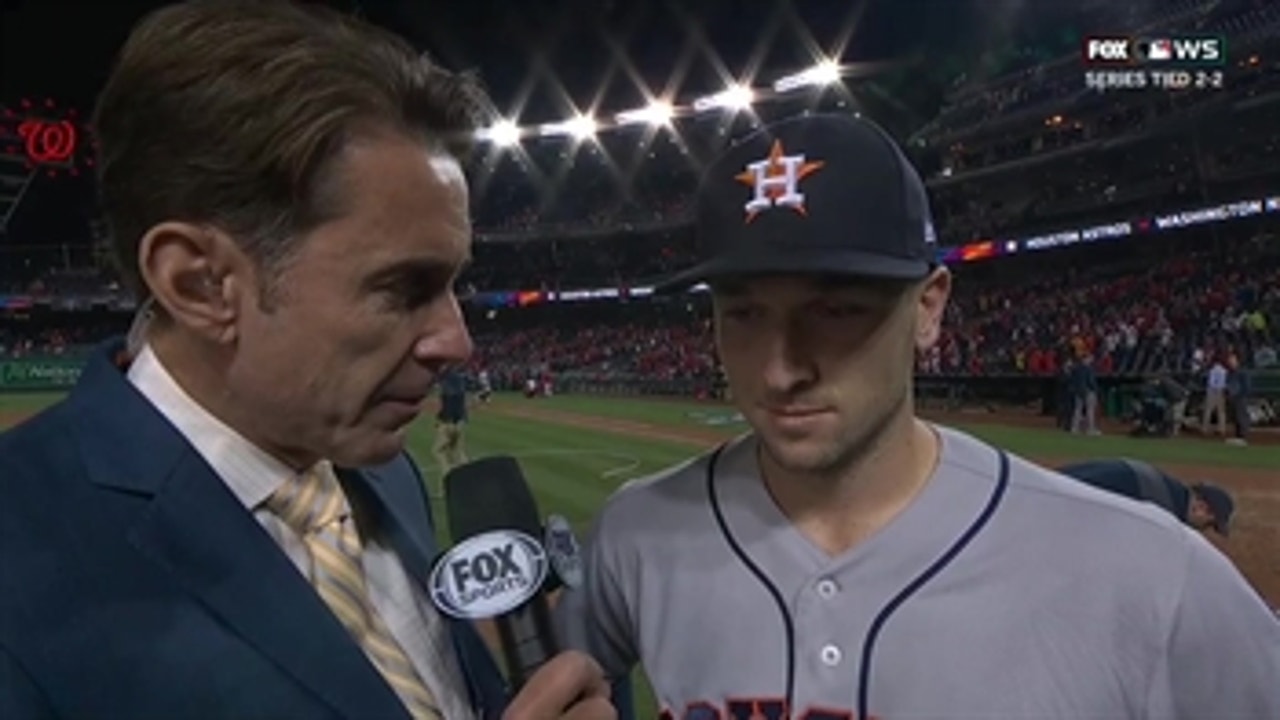 Alex Bregman on now-best-of-three World Series: 'This is what it's all about'