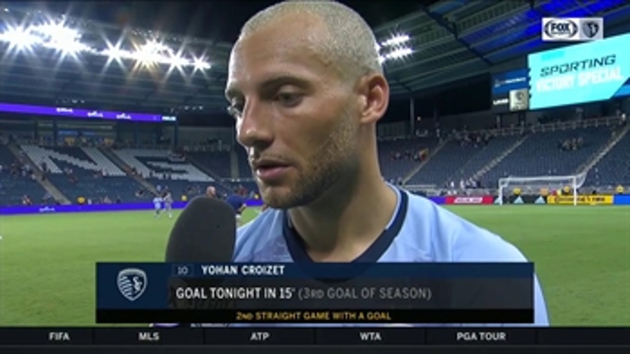 Croizet after Sporting KC's victory: 'We have to come back on Tuesday with the same spirit'