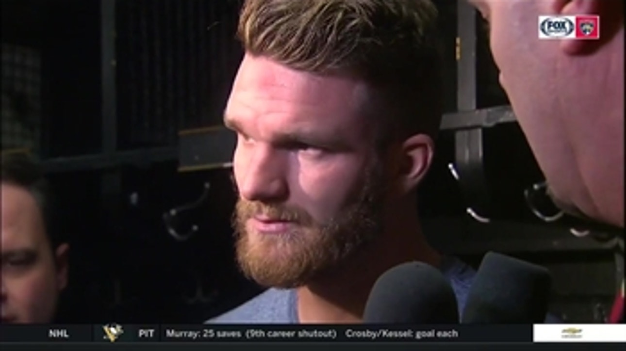 Jonathan Huberdeau reflects on key moments in final seconds of the game