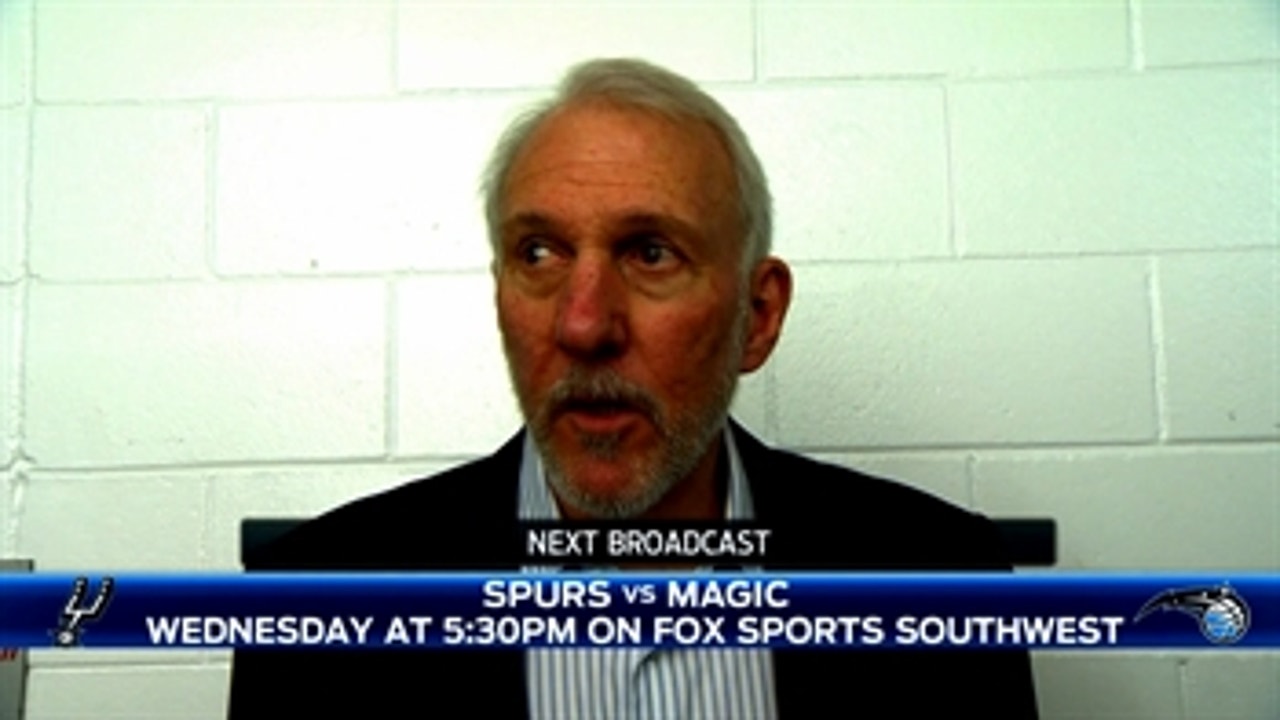 Popovich: We didn't make the same mistakes