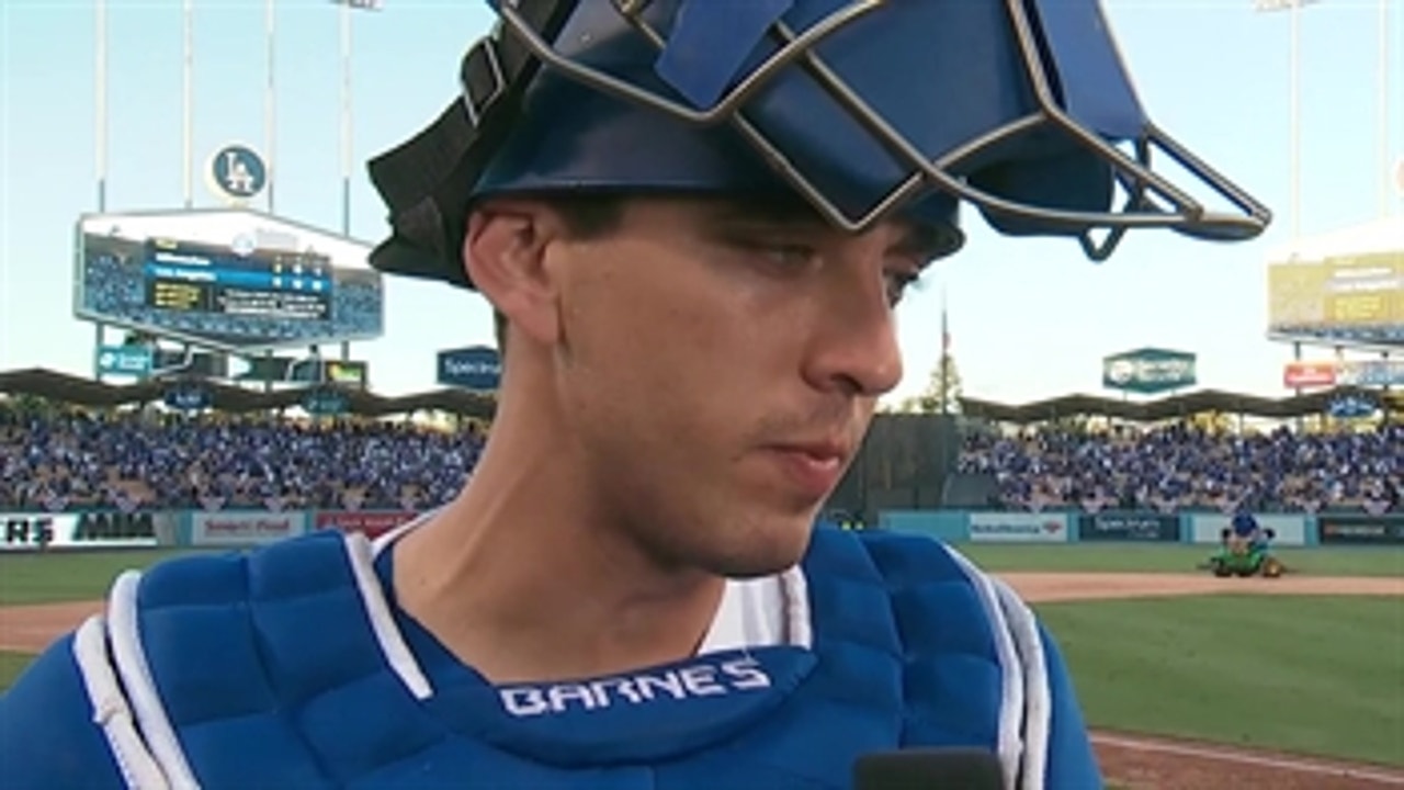 Austin Barnes talks about Clayton Kershaw's dominant NLCS Game 5