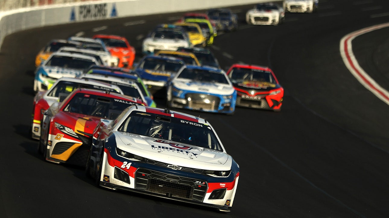 William Byron holds off Wallace, Chastain in WILD finish at Atlanta