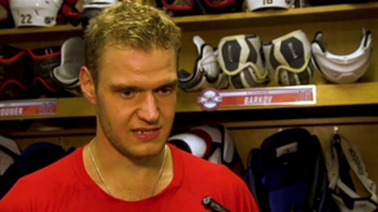 Aleksander Barkov talks about starting season in first year of Panthers captaincy